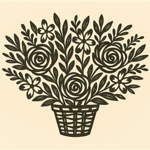 Florist Choice Basket Arrangement