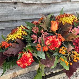 Autumnal Casket Spray