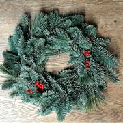 Simple foliage Wreath for Door or Remembrance