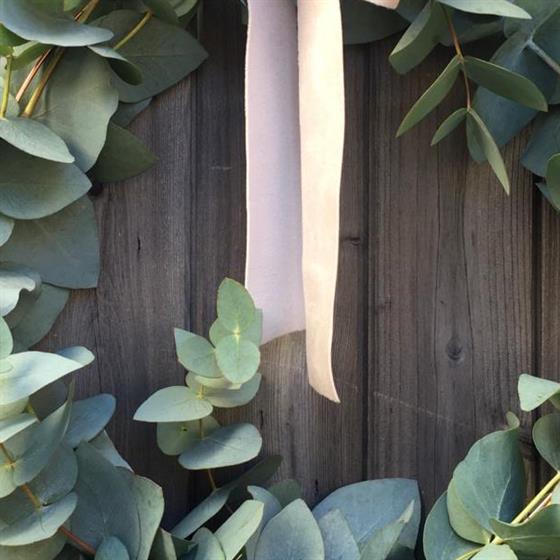 Eucalyptus Door Wreath Bloom Florist Fareham